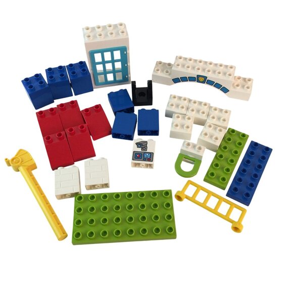 Lego Duplo Town Police Station #10902 Building Blocks Figures Incomplete - Picture 8 of 8